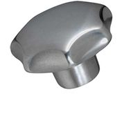 Sterngriffe mit glattem Sackloch - Leichtmetall hochglanzpoliert DIN 6336C