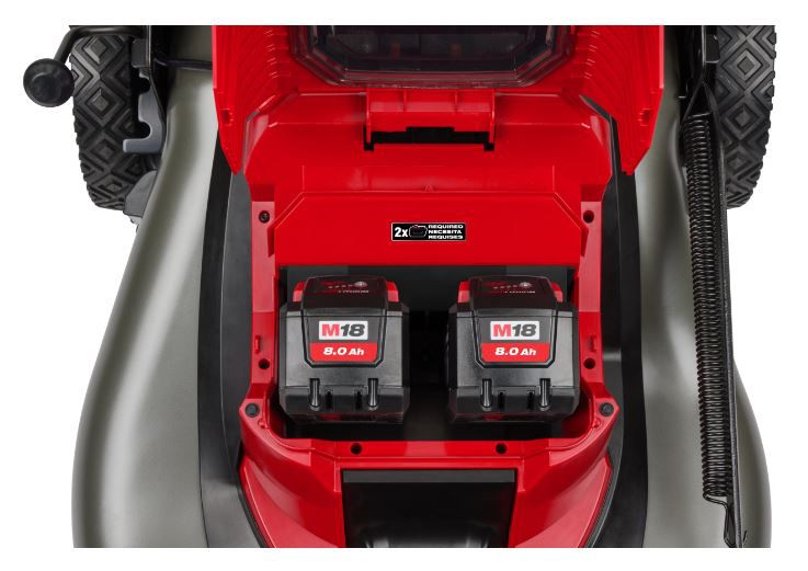 Akku-Rasenmäher M18 FUEL F2LM46-802 - Milwaukee, mit 2 Akku und Ladestation