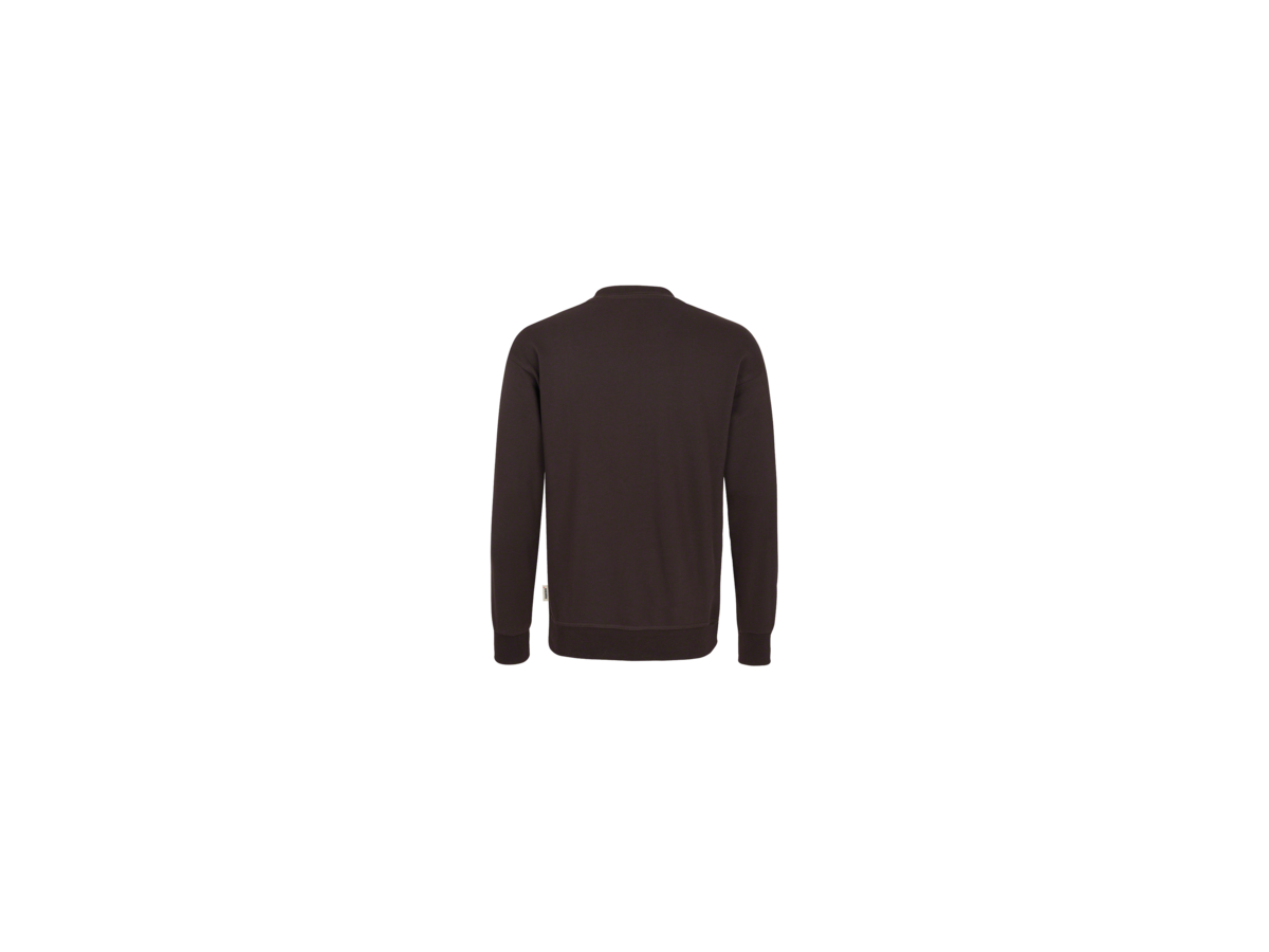 Sweatshirt Performance Gr. M, schokolade - 50% Baumwolle, 50% Polyester, 300 g/m²