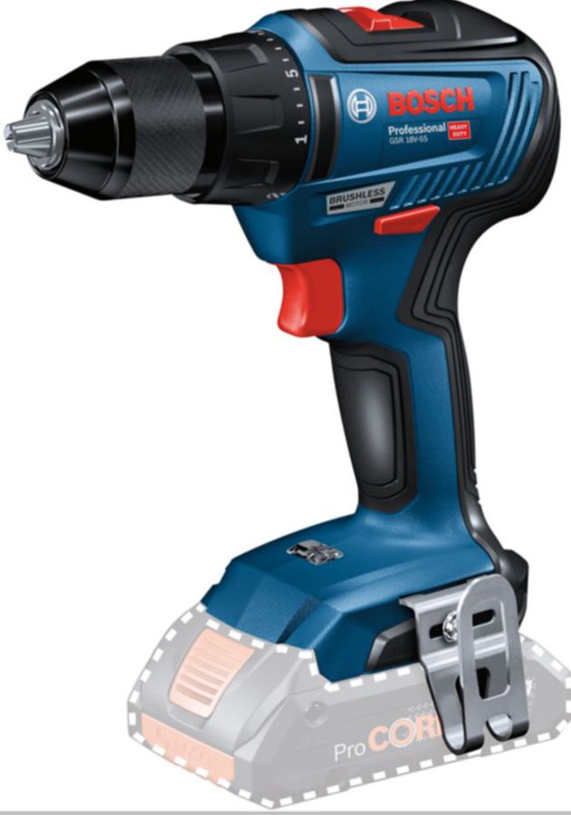 Akku-Bohrschrauber Bosch GSR 18V-55 - Professional, ohne Akku