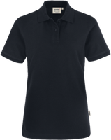 Damen-Poloshirt Top Gr. 2XL, schwarz - 100% Baumwolle, 200 g/m²