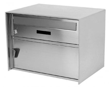 Briefkasten Gordola HUBER - BxHxT 415x310x303, aus Nirosta-Blech