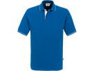 Poloshirt Casual 2XL royalblau/weiss - 100% Baumwolle, 200 g/m²
