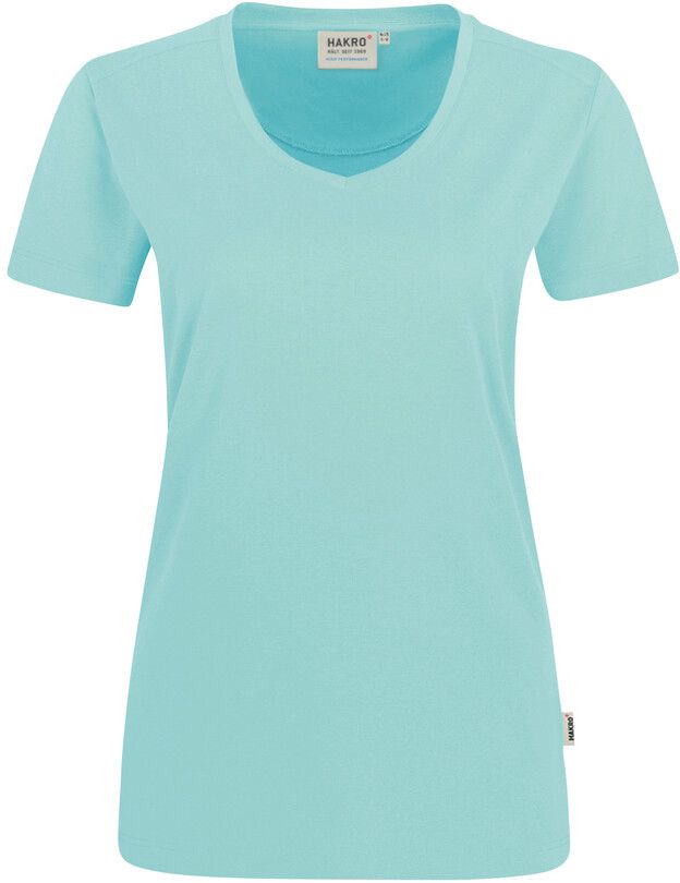 Damen V-Shirt Mikralinar PRO - 50% CO / 50% PES, 190 g/m2
