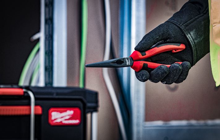 Langbeck-Rundzange MILWAUKEE 205 mm - gerade