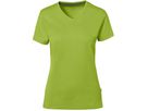 Cotton Tec Damen V-Shirt, Gr. XL - kiwi