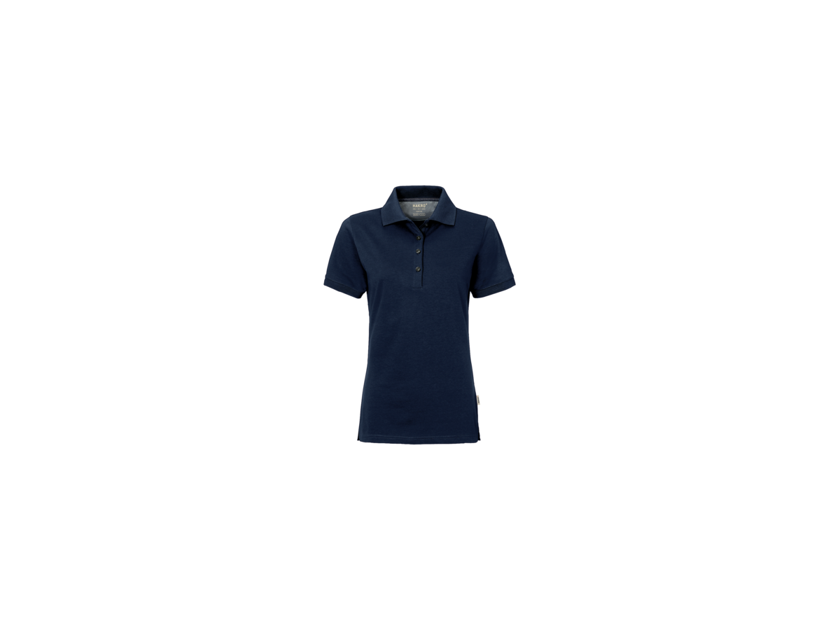 Damen-Poloshirt Cotton-Tec Gr. L, tinte - 50% Baumwolle, 50% Polyester