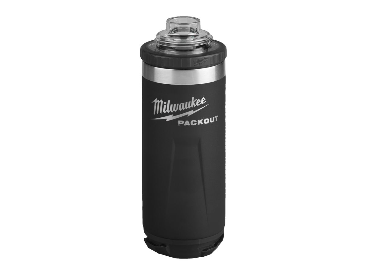 Thermosflaschen MILWAUKEE PACKOUT - 700 ml mit Schraubdeckel, schwarz