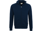 Sweatjacke College Gr. XL, tinte - 70% Baumwolle, 30% Polyester