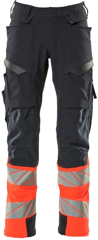 Hose mit Knietaschen, Stretch - 88% PES / 12% EL