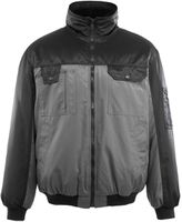 Bolzano Pilotjacke schwarz/anthrazit - 60% Baumwolle / 40% Nylon  Gr. M