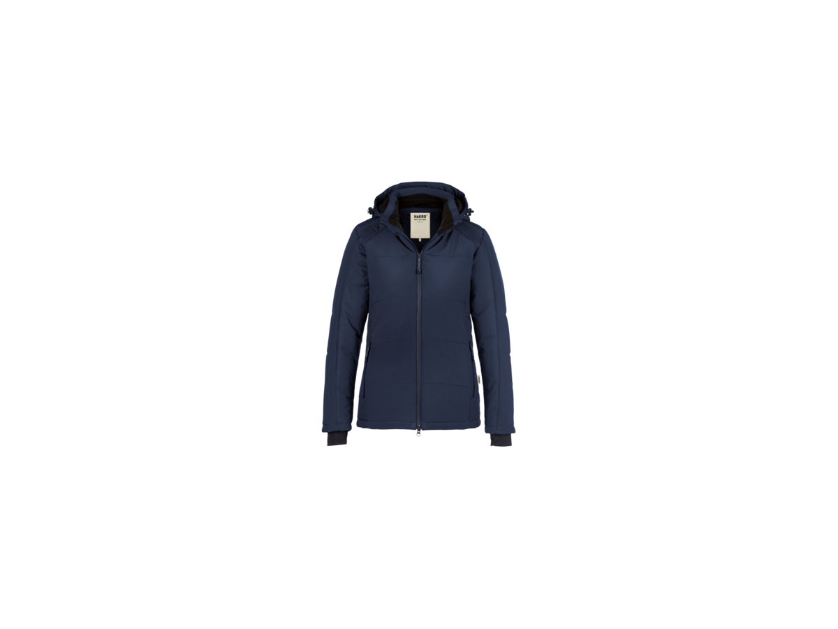 Damen-Thermojacke Ohio Gr. L, tinte - Polyamid, Polyester, Elasthan