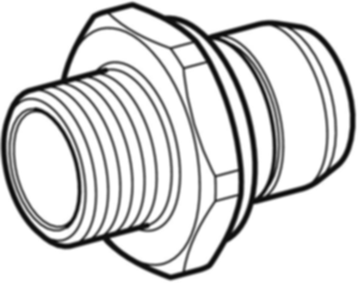 PushFit Verteiler-Steckübergang - auf Mapress