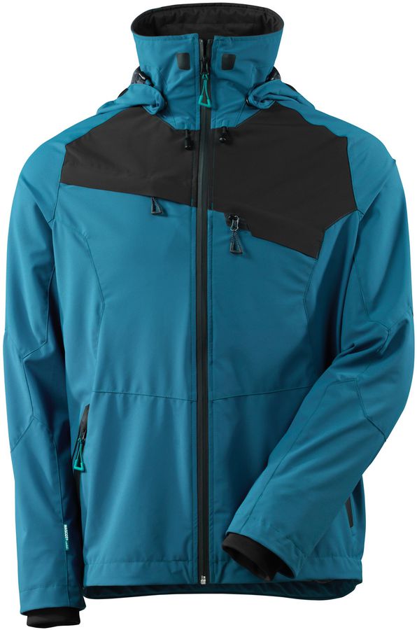 Hard Shell Jacke geringes Gewicht - wasserdicht, 87% PA / 13% EL, 200 g/m2
