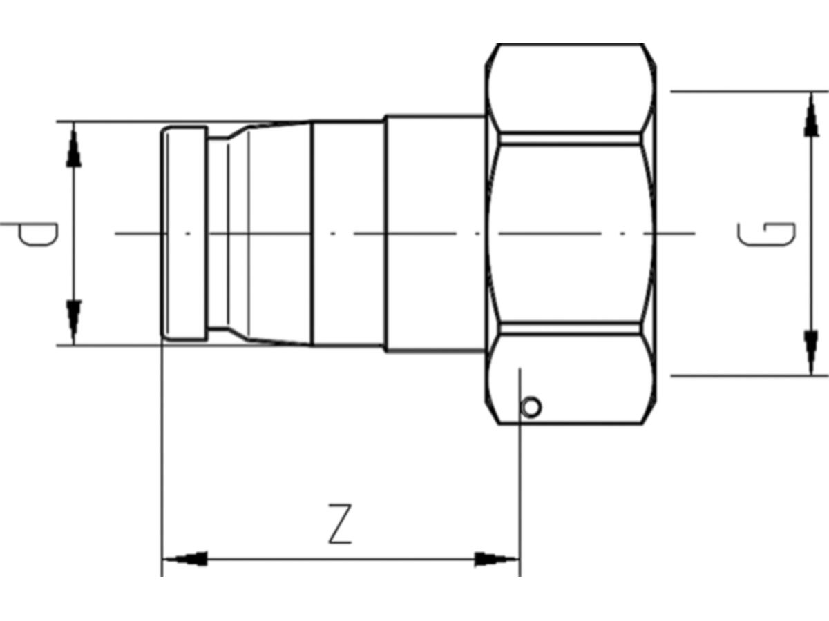 iFIT Übergangs-Modul 25/32- 1"IG - Verschraubung flach dichtend