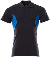 Poloshirt Modern Fit Gr. 2XL ONE - schwarzblau/azurblau, 60% CO/40% PES
