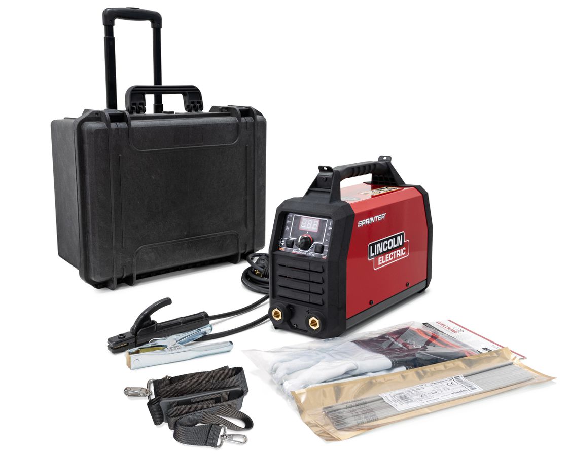 Lincoln Sprinter 180S Pack, 120/230V - Tragbarer Inverter zum E-Schweissen