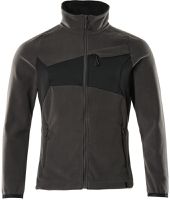 Fleecejacke mit Antipilling Gr. 2XL - dunkelanth./schwarz, 100% PES, 270 g/m²