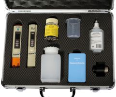 Analysekoffer PUROTAP MK-1 AP-18°fH - zur Analyse der Wasserhärte, Messbecher