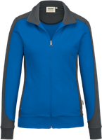 Damen-Sw.Ja. Co. Perf. 2XL royalb./anth. - 50% Baumwolle, 50% Polyester, 300 g/m²