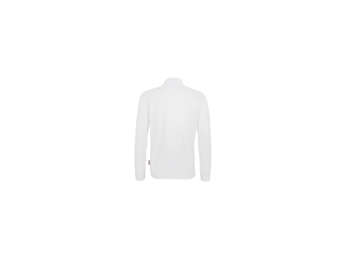 Longsleeve-Poloshirt Perf. 6XL weiss - 50% Baumwolle, 50% Polyester, 220 g/m²