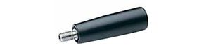 Drehbare Griffe Elesa I.601+x-INOX - Thermoplast schwarz
