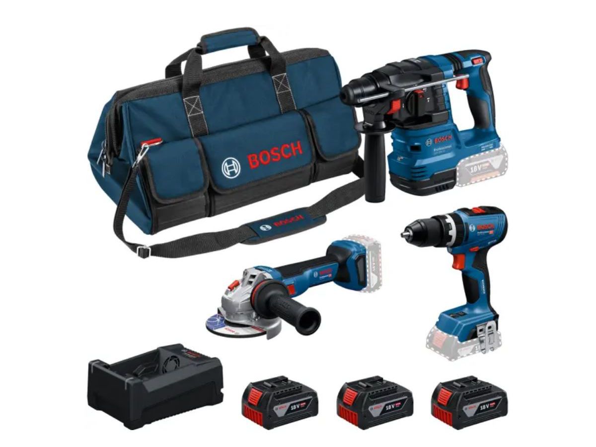 Akku-Maschinen-Sets Bosch Combo KIT - inkl. Akku und Ladegerät