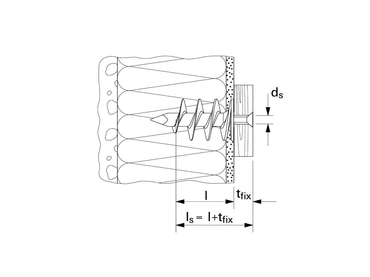 Dämmstoffdübel FID II - "fischer"  Pak. à 50 Stk."