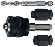 Schnellwechseladapter zu Bosch Bohrkrone - Pilot-Bohrer HSS-G 6kt-80mm Tiefe 44mm