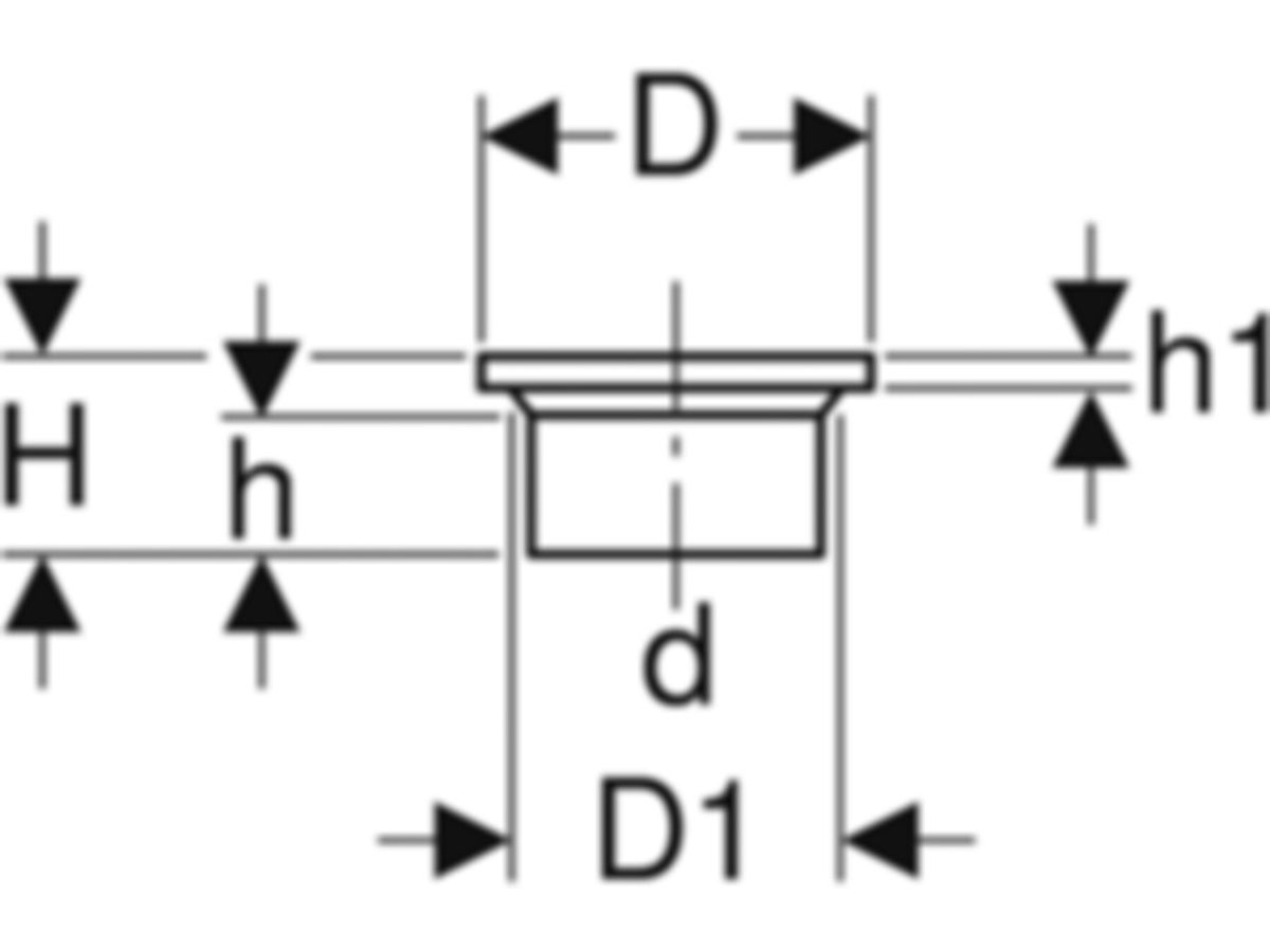 Geberit Vorschweissbund 125