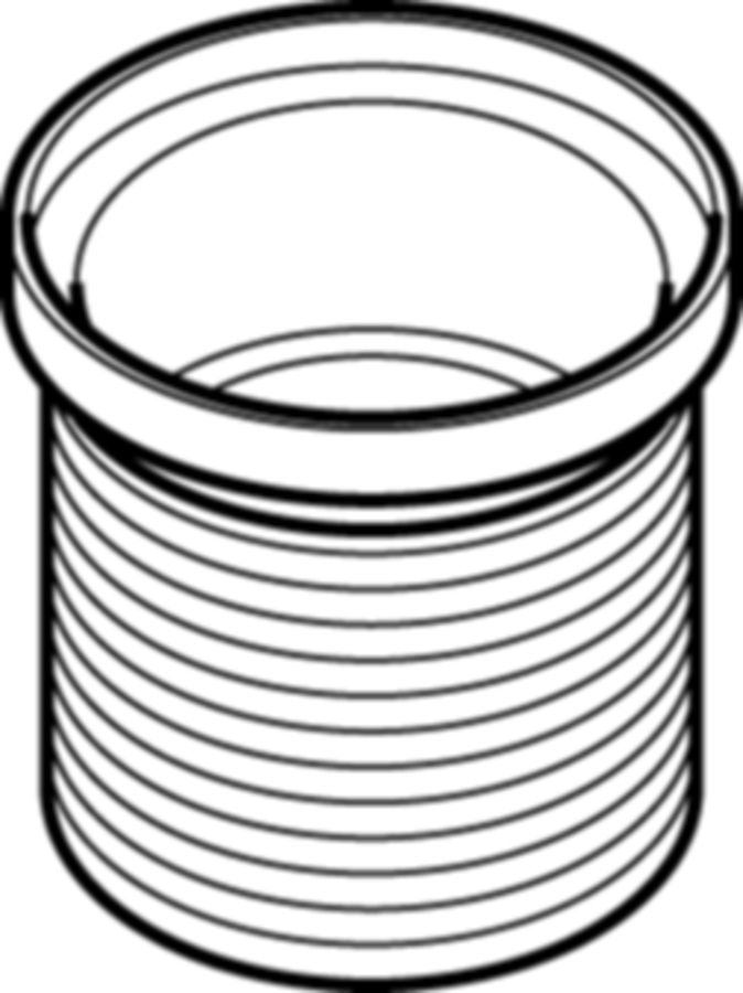 Geberit Verlängerungsaufsatz - für Bodenablauf VARINO