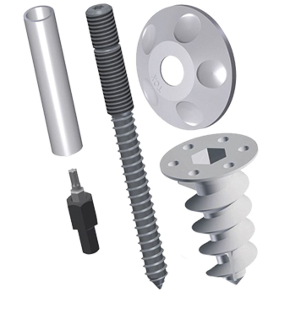 Fallrohrbefestigung SET - TOX Thermo Vario