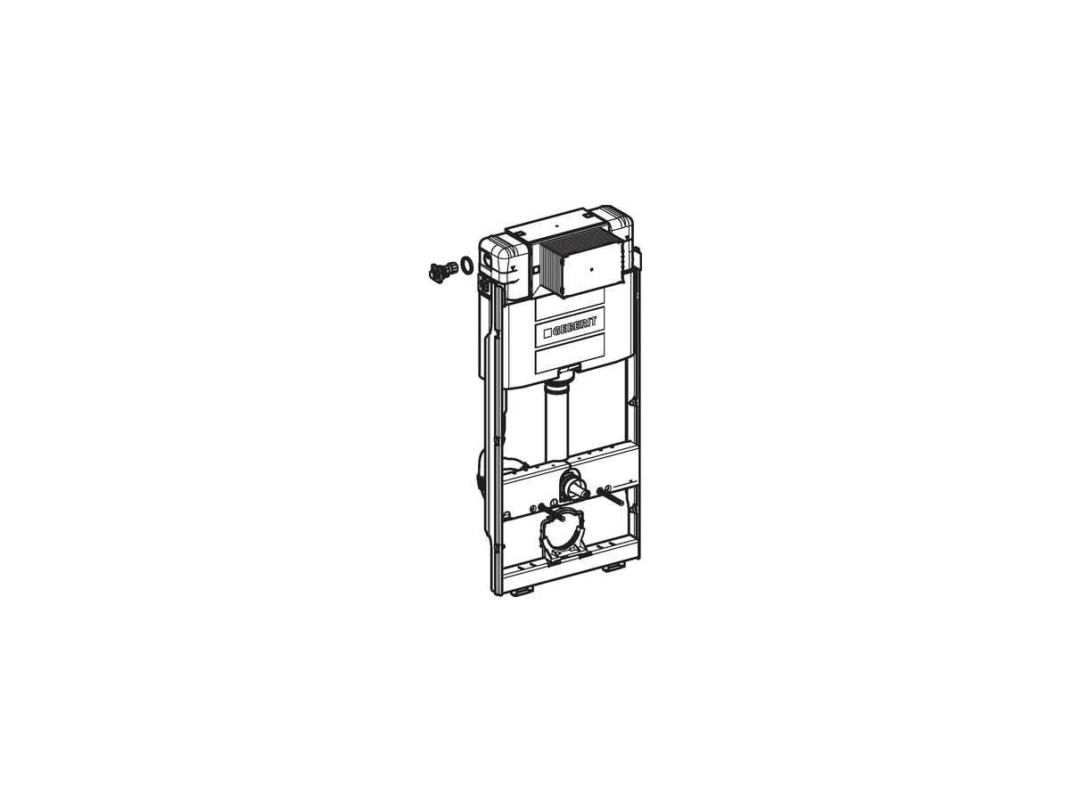 Geberit GIS-Wand-WC-Element Omega - Betätigung von vorne, Typ 112