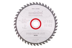 Kreissägeblatt METABO 160x20 Z42 WZ 15° - PrecisionCut Wood-Professional