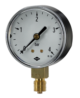 Manometer JAKO Fig. 1 - Anschluss unten