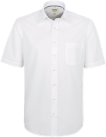 Hemd ½-Arm Business Gr. 2XL, weiss - 100% Baumwolle, 120 g/m²