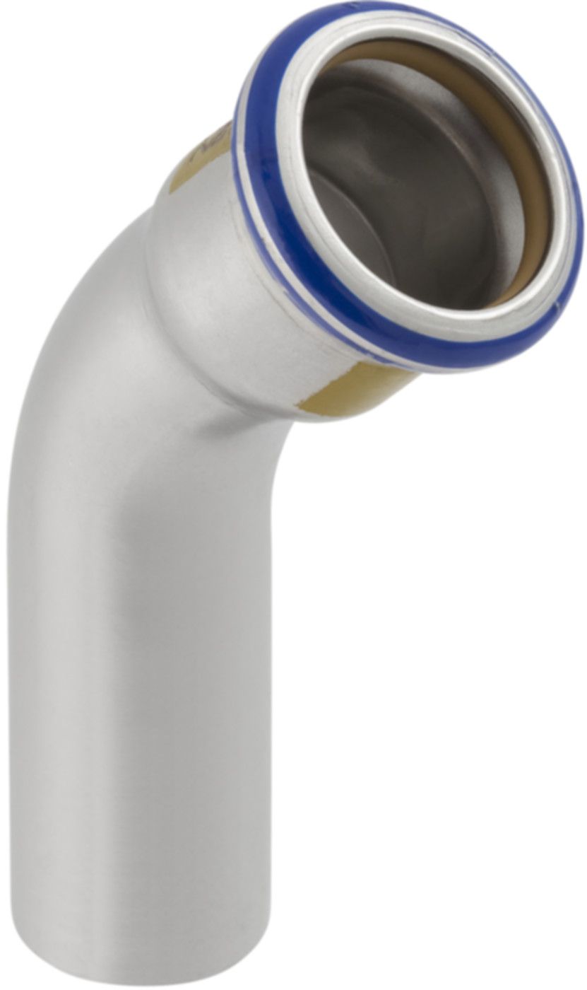 Mapress Gas Bogen 45° mit Steckende