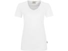 Damen V-Shirt Mikralinar PRO, Gr. M - hp weiss