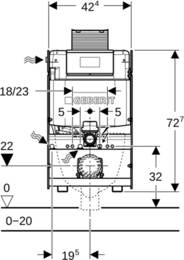 Geberit Duofix für Geberit ONE - Markteinf: 2019-10-01