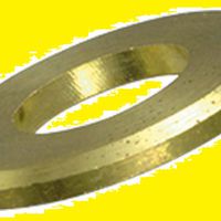 Scheiben mit Fase Messing DIN 125B