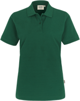 Damen-Poloshirt Top Gr. 2XL, tanne - 100% Baumwolle, 200 g/m²