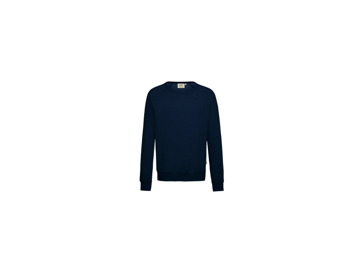 Raglan-Sweatshirt Gr. L, tinte - 50% Baumwolle, 50% Polyester, 300 g/m²