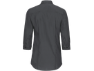 Bluse Vario-¾-Arm Perf. XS anthrazit - 50% Baumwolle, 50% Polyester, 120 g/m²