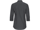 Bluse Vario-¾-Arm Perf. XL anthrazit - 50% Baumwolle, 50% Polyester, 120 g/m²