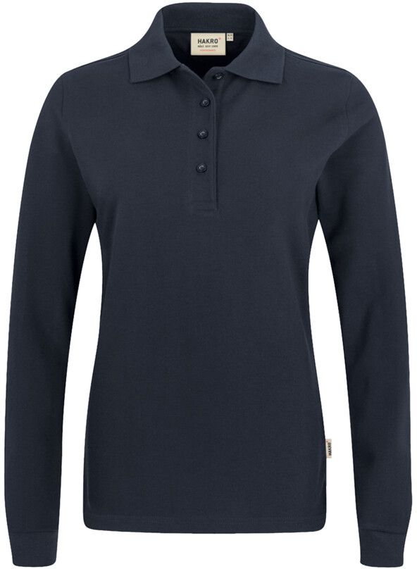 Poloshirt langärmelig Einlaufvorbehand. - 50 % Baumw. 50 % Polyester, Gr. XS-6XL