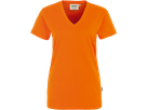 Damen-V-Shirt Classic Gr. 2XL, orange - 100% Baumwolle, 160 g/m²