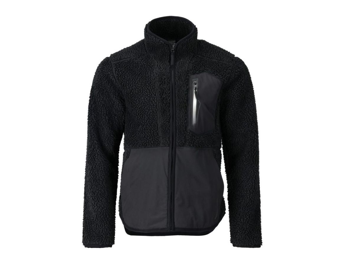 Faserpelz Jacke mit Reissverschluss - 80% Rec. Polyester, 20% Polyester
