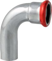 Bogen 90° mit Steckende C-Stahl - Eurotubi