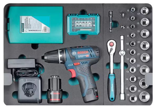 ALU-Werkzeugkoffer PRO GSR 147-tlg Bosch - technocraft