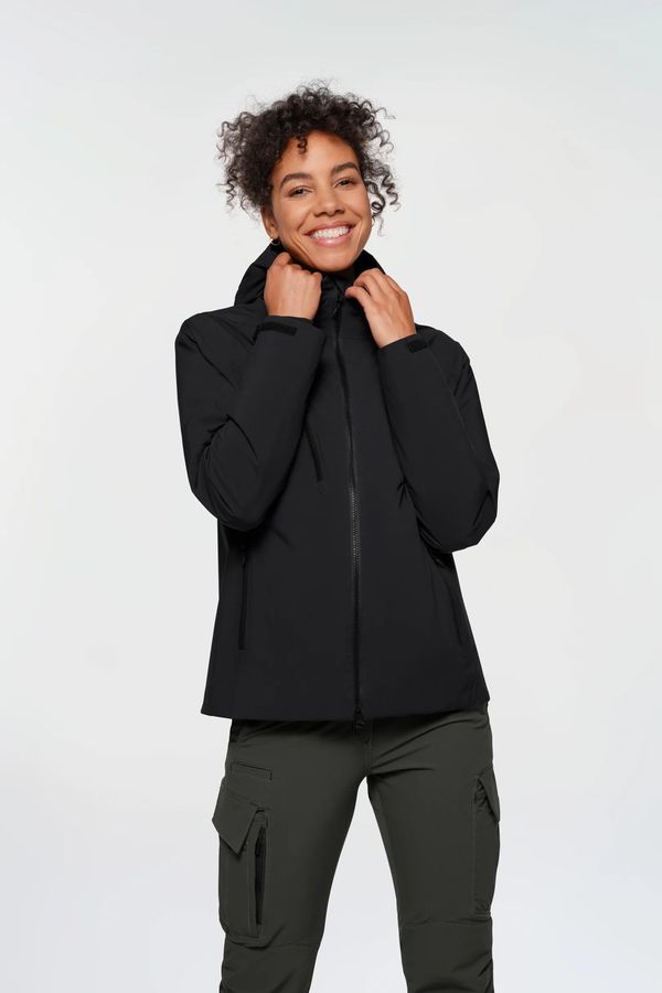 HAKRO Damen High-Activejacke ECO,Gr.M - Farbe: schwarz, 100% Polyester rec.
